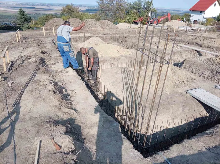 Arhiva pripreme i temelja — kadar 18 sa gradilišta u Starom Slankamenu.