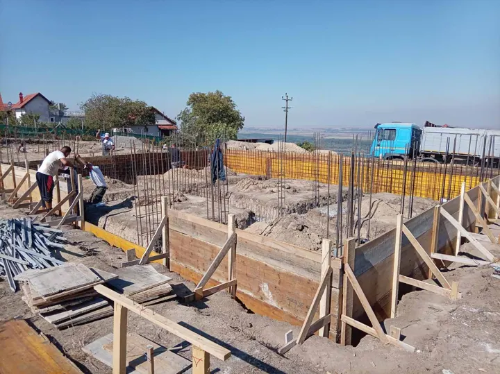 Arhiva pripreme i temelja — kadar 15 sa gradilišta u Starom Slankamenu.